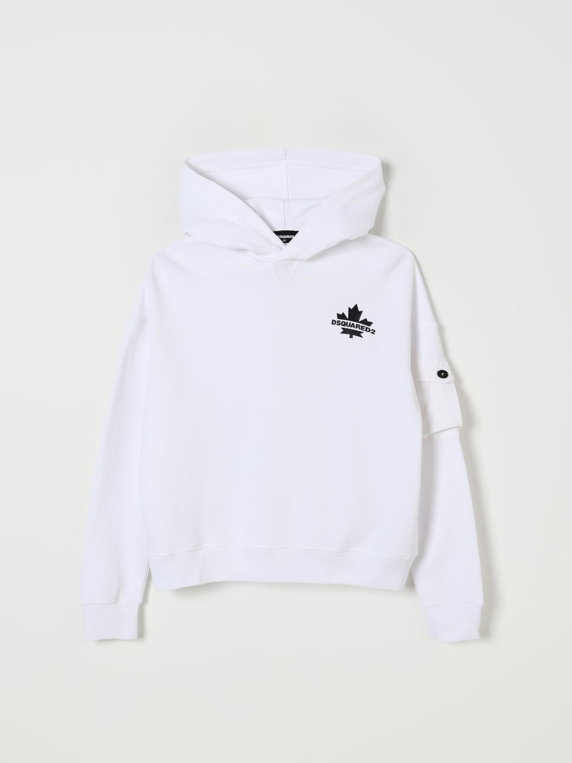 DSQUARED2 SWEATER: Sweater kids Dsquared2, White - Img 1