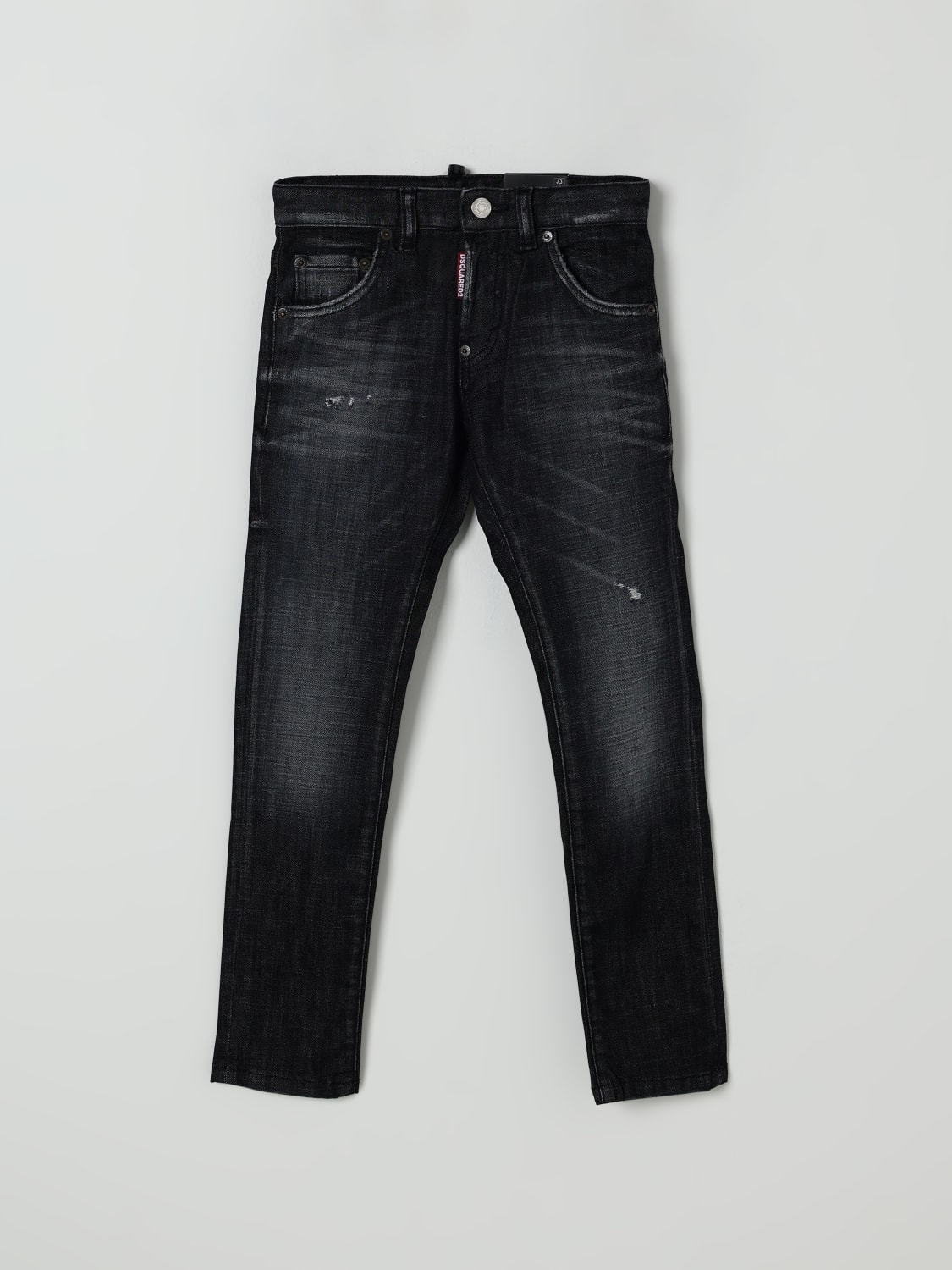 DSQUARED2 JEANS: Vaquero niños Dsquared2, Negro - Img 1