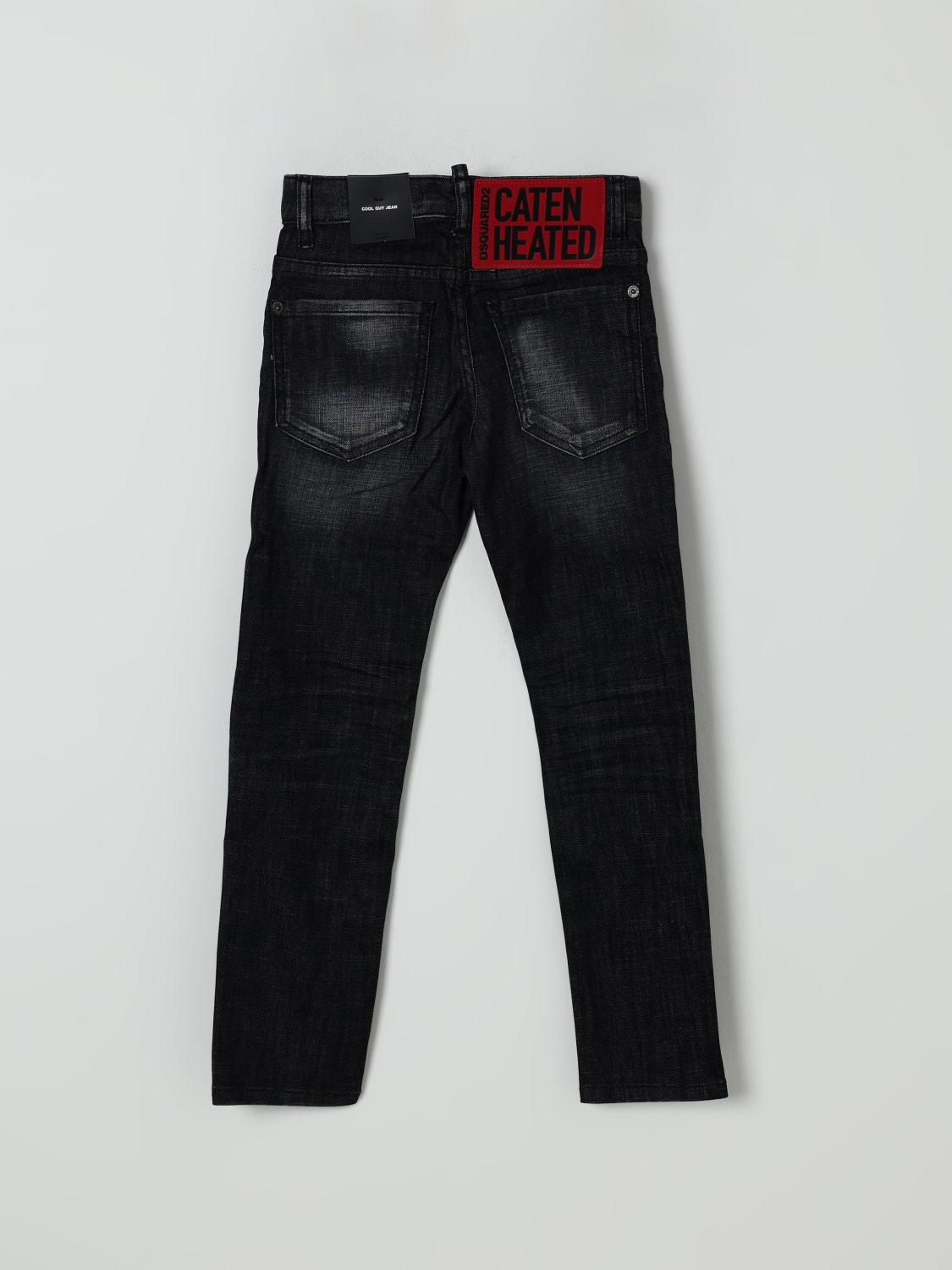 DSQUARED2 JEANS: Vaquero niños Dsquared2, Negro - Img 2