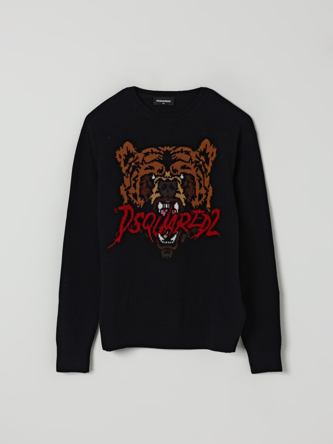 DSQUARED2 JERSEY: Jersey niños Dsquared2, Negro - Img 1