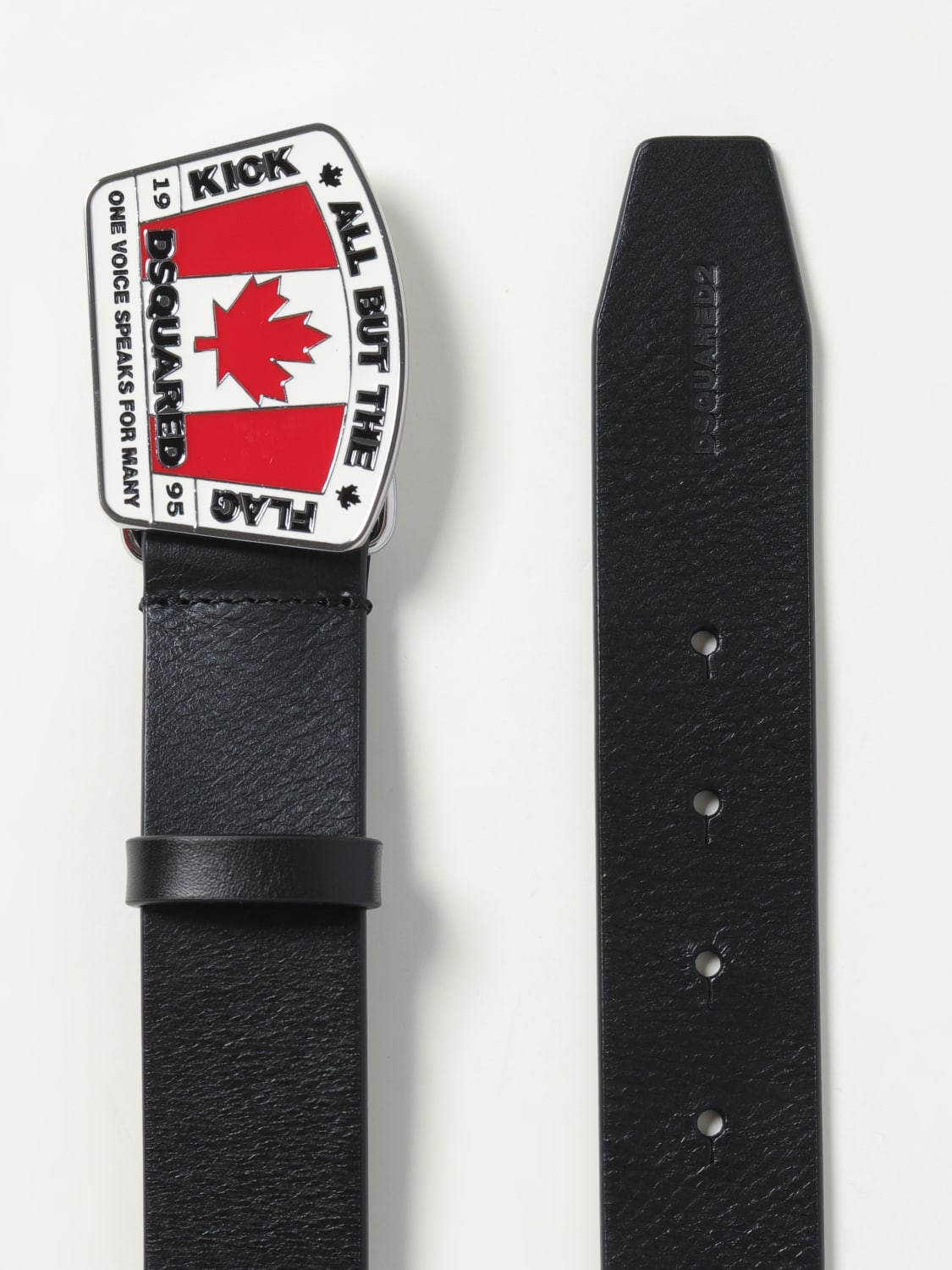 DSQUARED2 皮带: 皮带 儿童 Dsquared2, 黑色 - Img 2