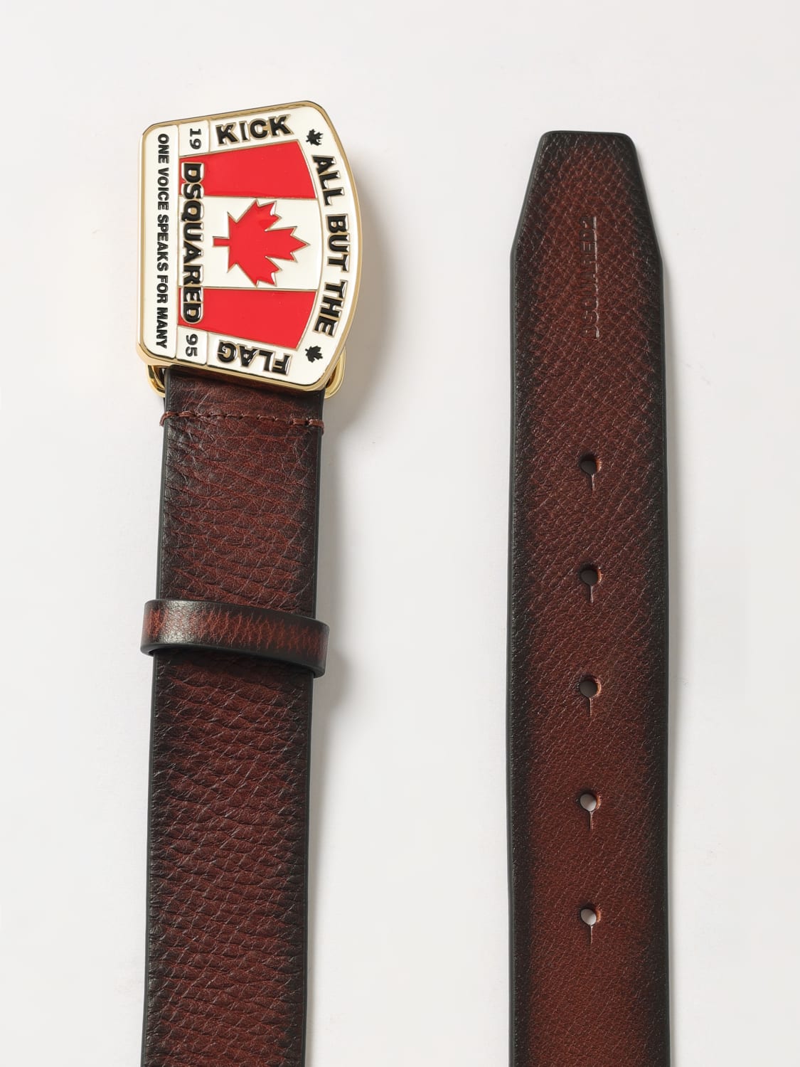 DSQUARED2 BELT: Belt kids Dsquared2, Brown - Img 2