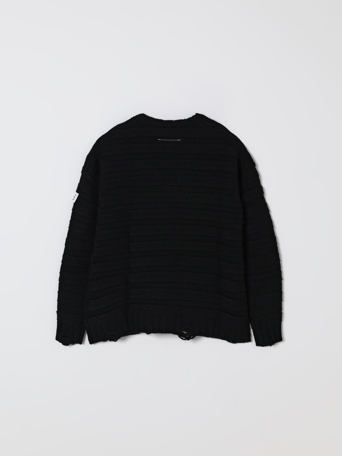 MM6 MAISON MARGIELA PULLOVER: Pullover kinder Mm6 Maison Margiela, Schwarz - Img 2
