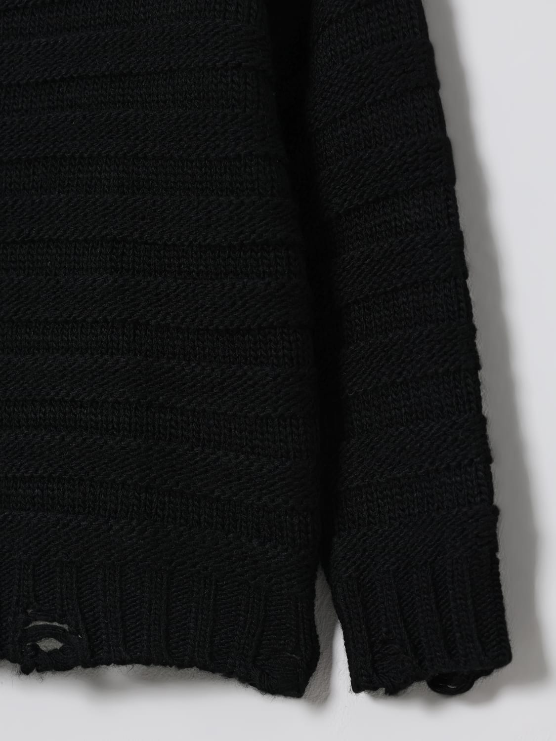 MM6 MAISON MARGIELA PULLOVER: Pullover kinder Mm6 Maison Margiela, Schwarz - Img 3