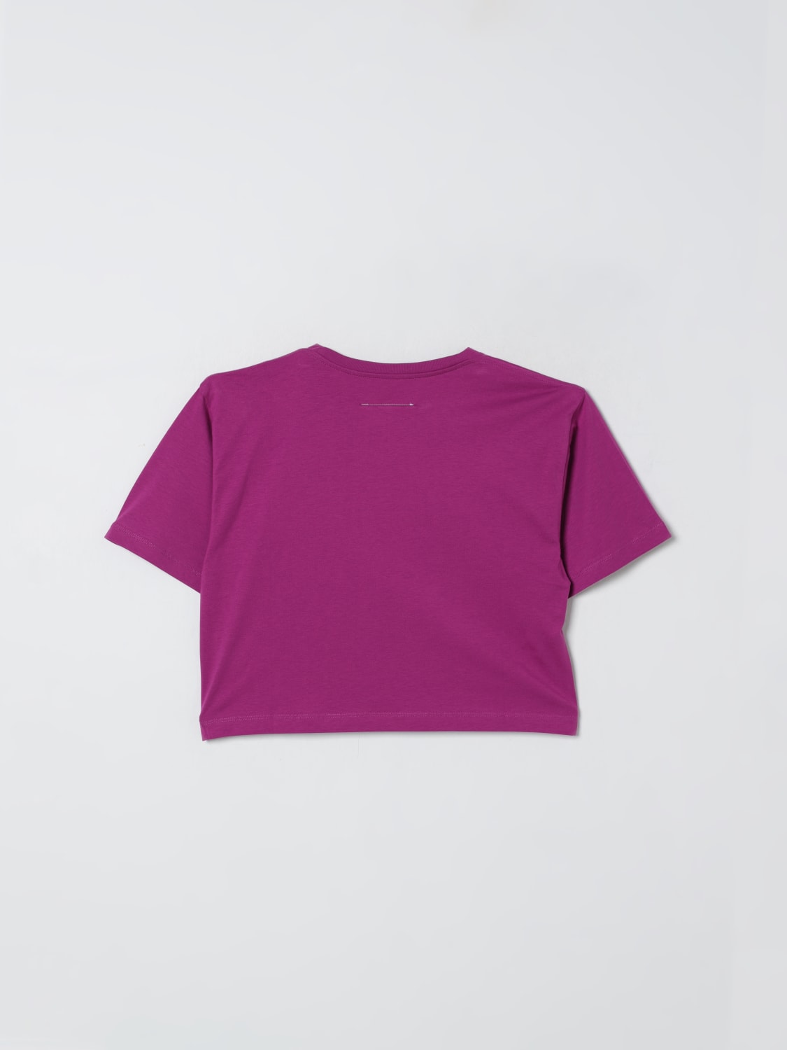 MM6 MAISON MARGIELA T-SHIRT: T-shirt kinder Mm6 Maison Margiela, Fuchsia - Img 2