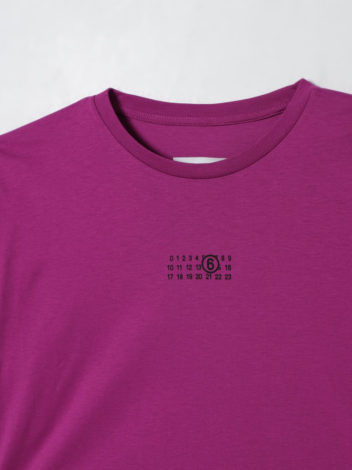 MM6 MAISON MARGIELA T-SHIRT: T-shirt kinder Mm6 Maison Margiela, Fuchsia - Img 3