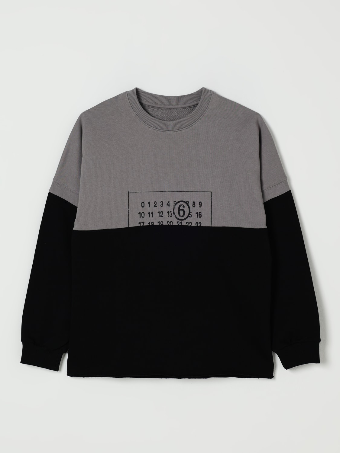 MM6 MAISON MARGIELA SWEATER: Sweater kids Mm6 Maison Margiela, Grey - Img 1