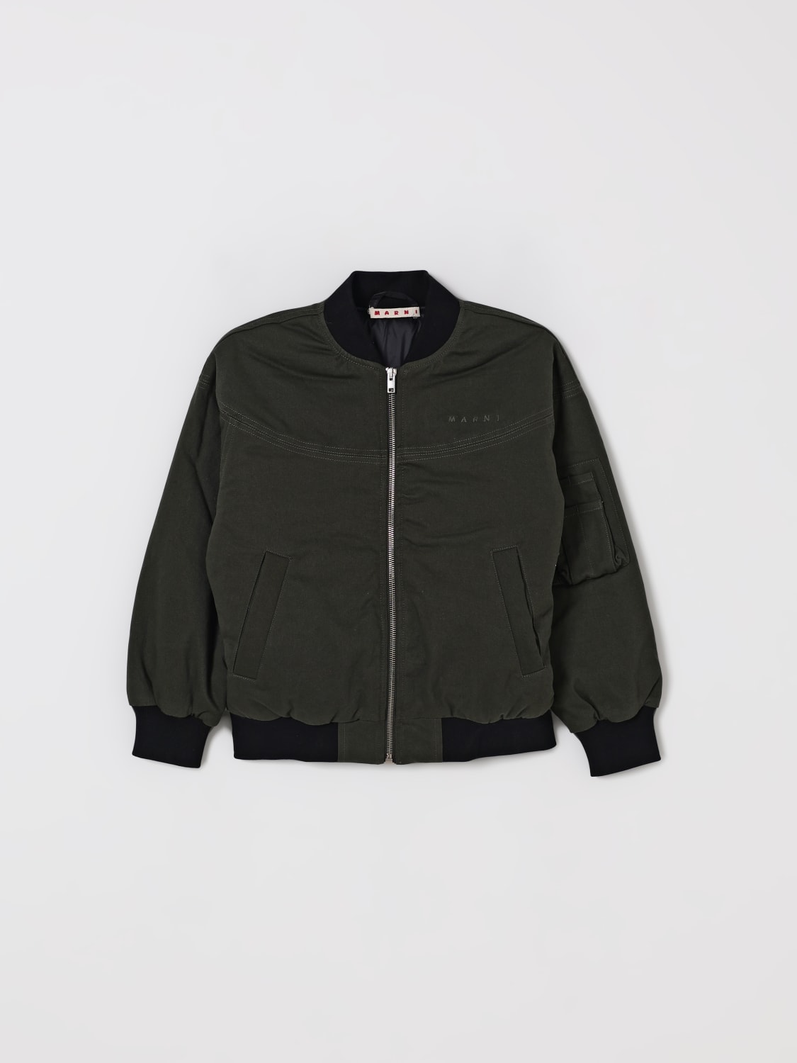 MARNI JACKET: Jacket kids Marni, Military - Img 1