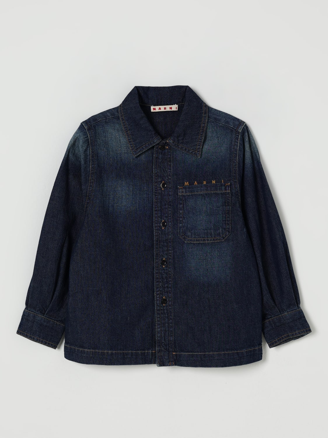 MARNI SHIRT: Shirt kids Marni, Denim - Img 1