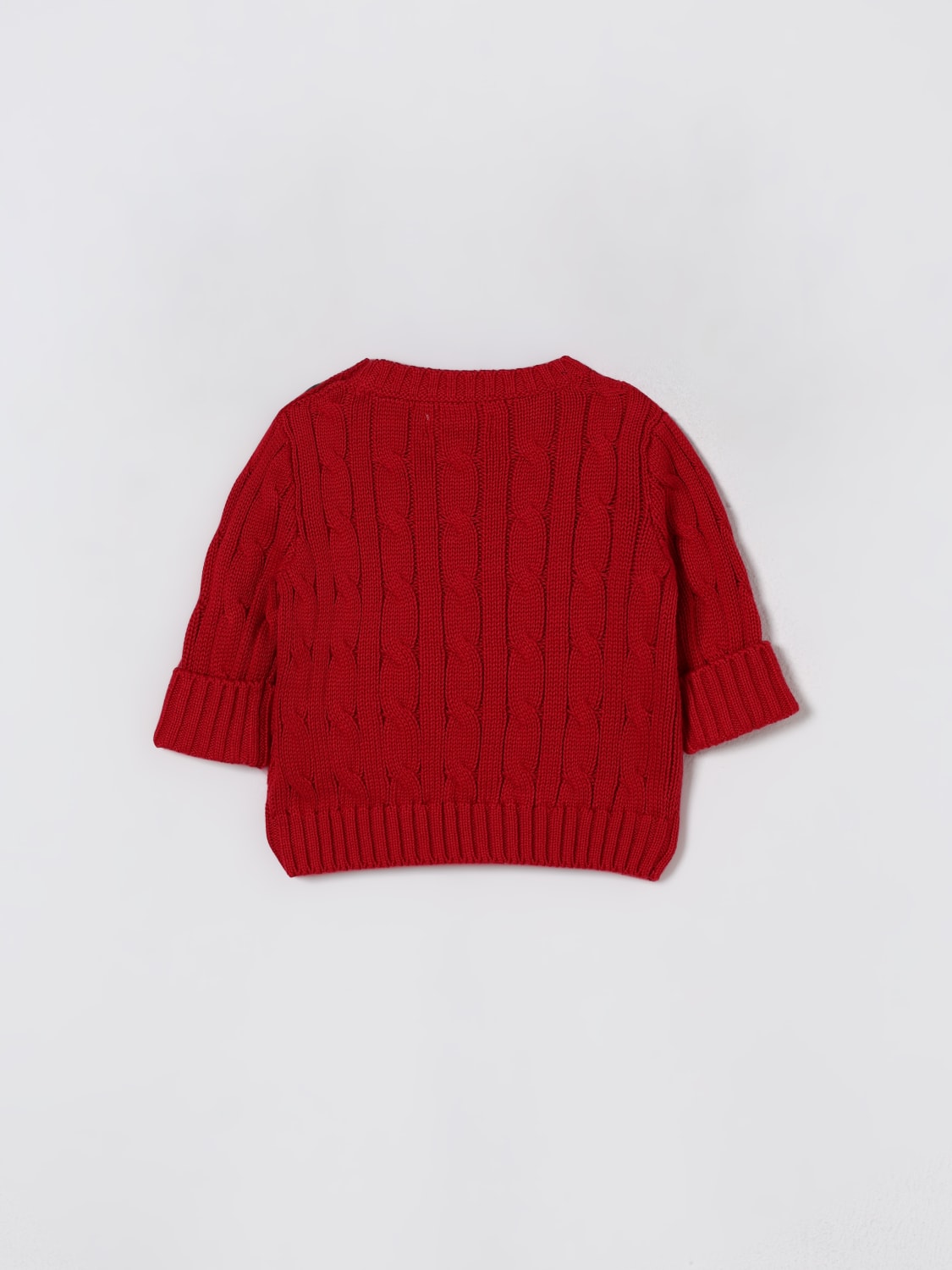 POLO RALPH LAUREN SWEATER: Sweater kids Polo Ralph Lauren, Red - Img 2