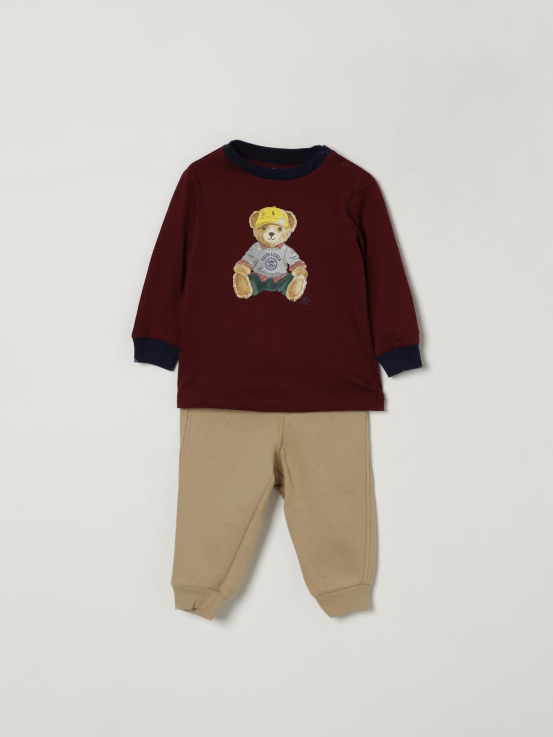 POLO RALPH LAUREN JUMPSUIT: Tracksuits kids Polo Ralph Lauren, Burgundy - Img 1