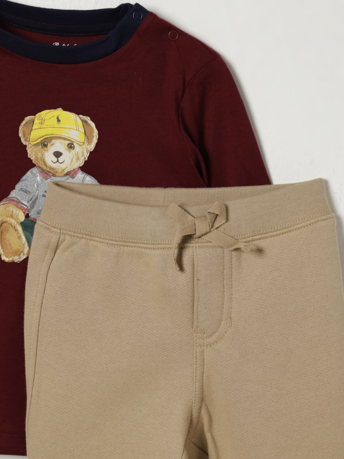 POLO RALPH LAUREN JUMPSUIT: Tracksuits kids Polo Ralph Lauren, Burgundy - Img 3