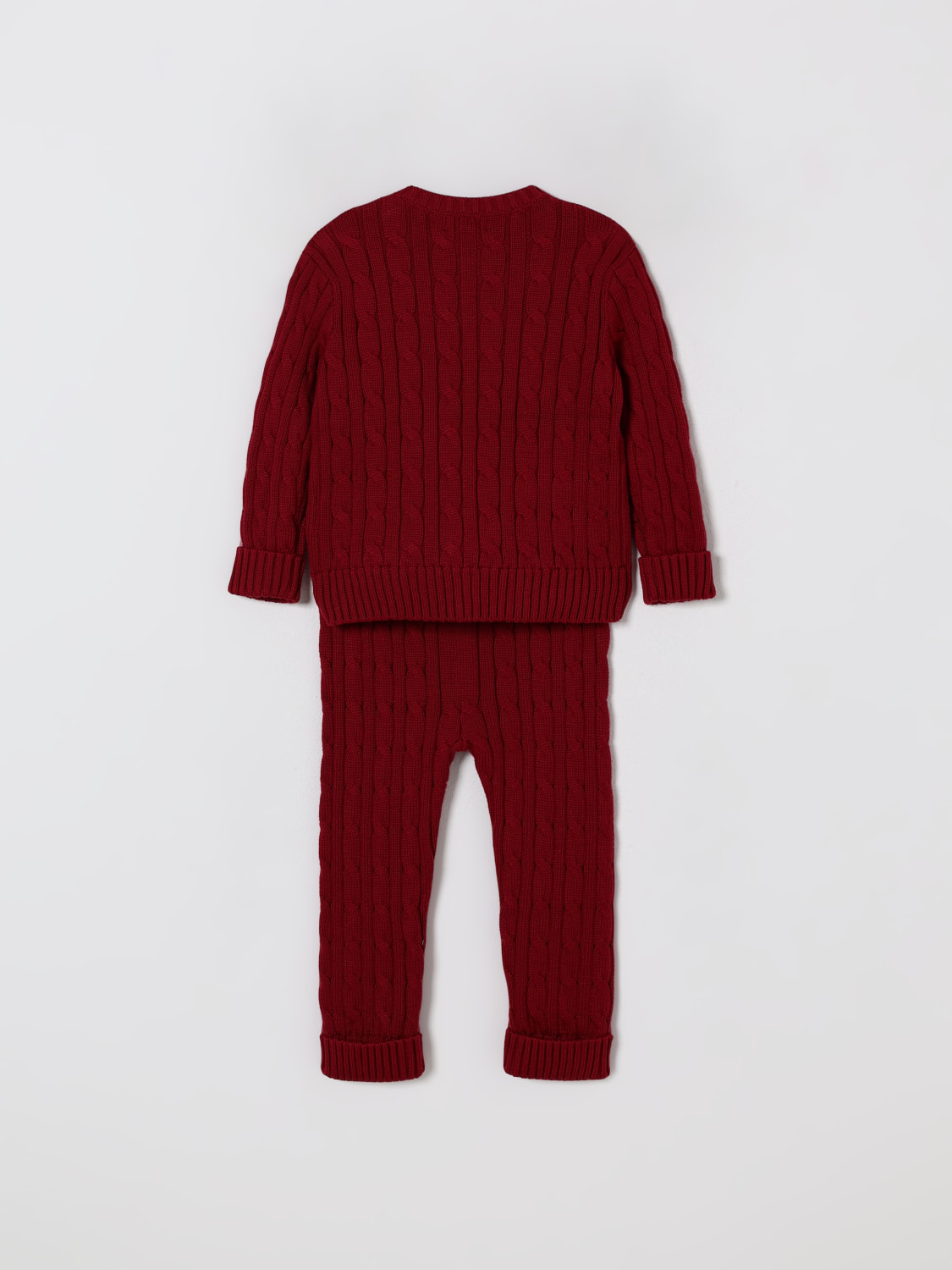 POLO RALPH LAUREN TRACKSUIT: Tracksuits kids Polo Ralph Lauren, Burgundy - Img 2