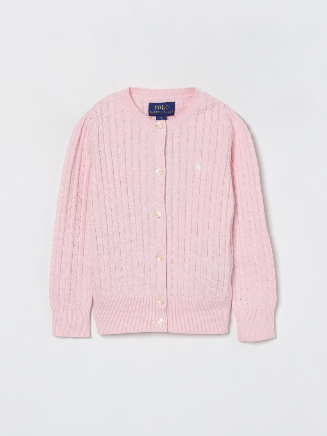 POLO RALPH LAUREN SWEATER: Sweater kids Polo Ralph Lauren, Pink - Img 1