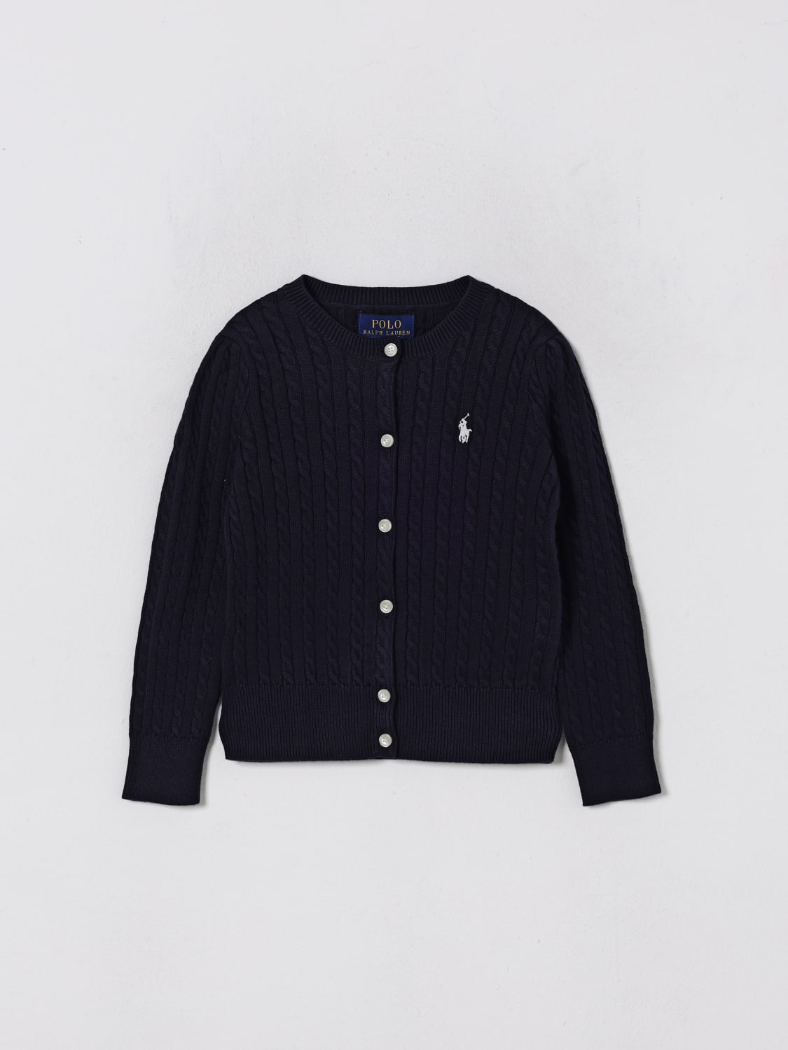 POLO RALPH LAUREN SWEATER: Sweater kids Polo Ralph Lauren, Navy - Img 1
