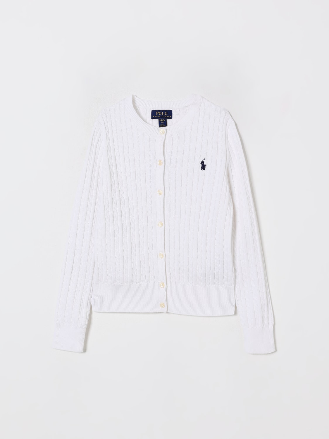POLO RALPH LAUREN PULL: Pull enfant Polo Ralph Lauren, Blanc - Img 1