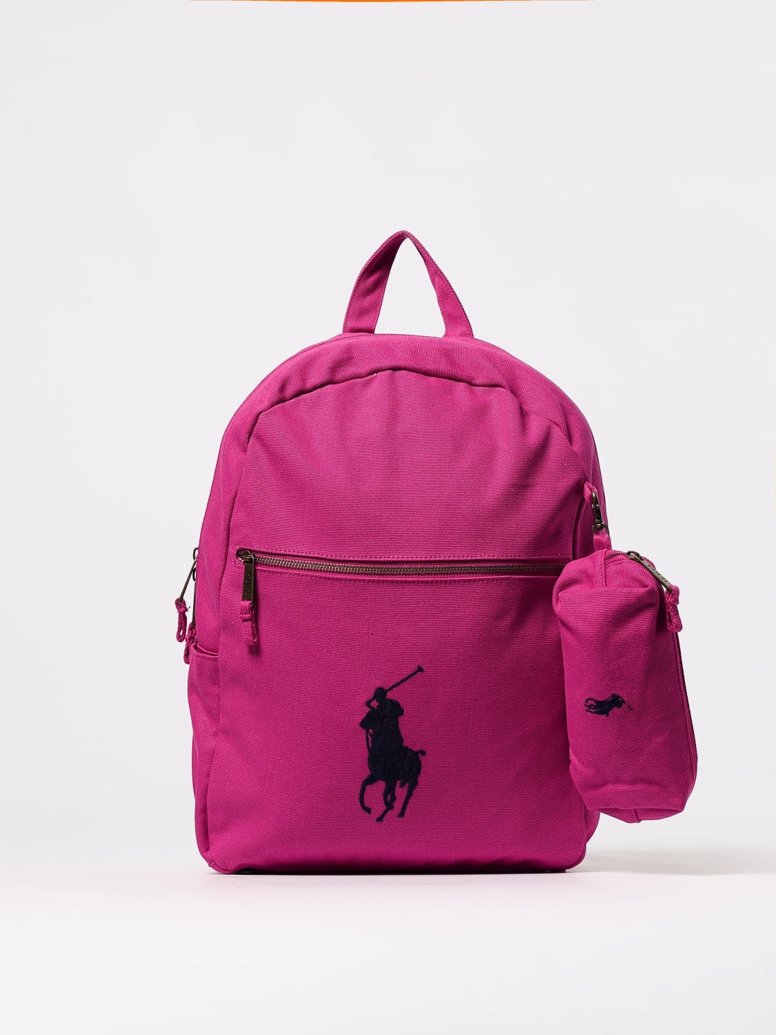 POLO RALPH LAUREN DUFFEL BAG: Bag kids Polo Ralph Lauren, Fuchsia - Img 1