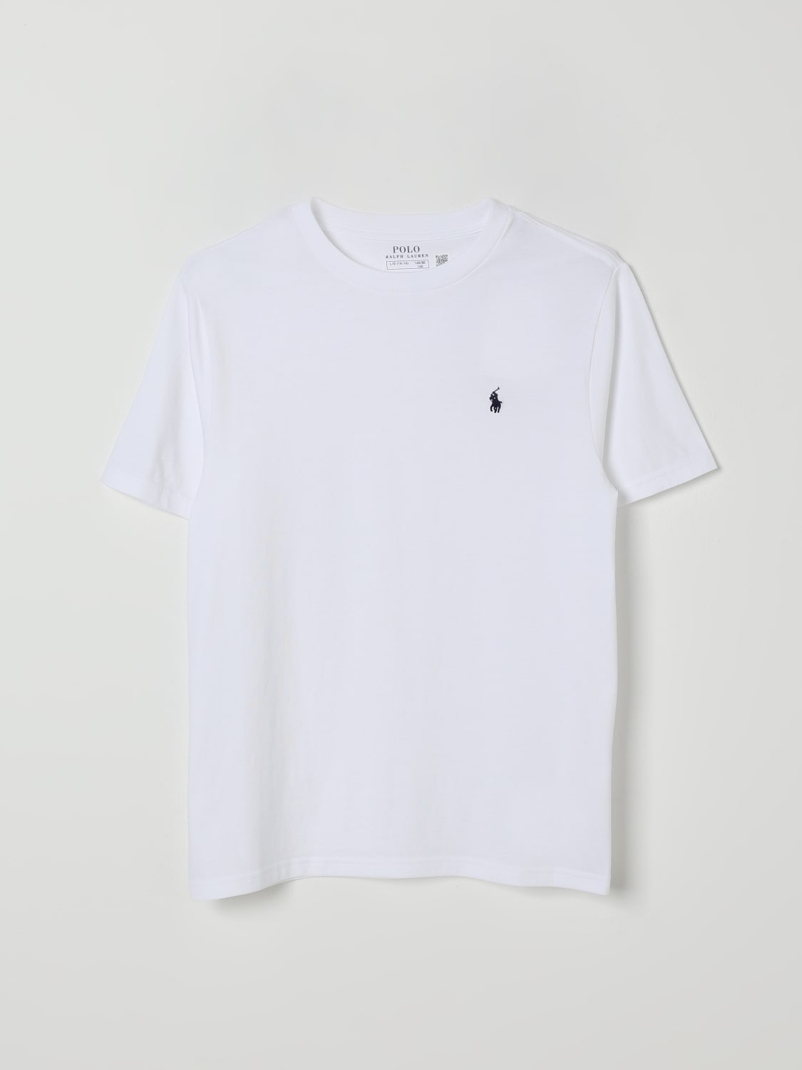POLO RALPH LAUREN T-SHIRT: T-shirt kids Polo Ralph Lauren, White - Img 1