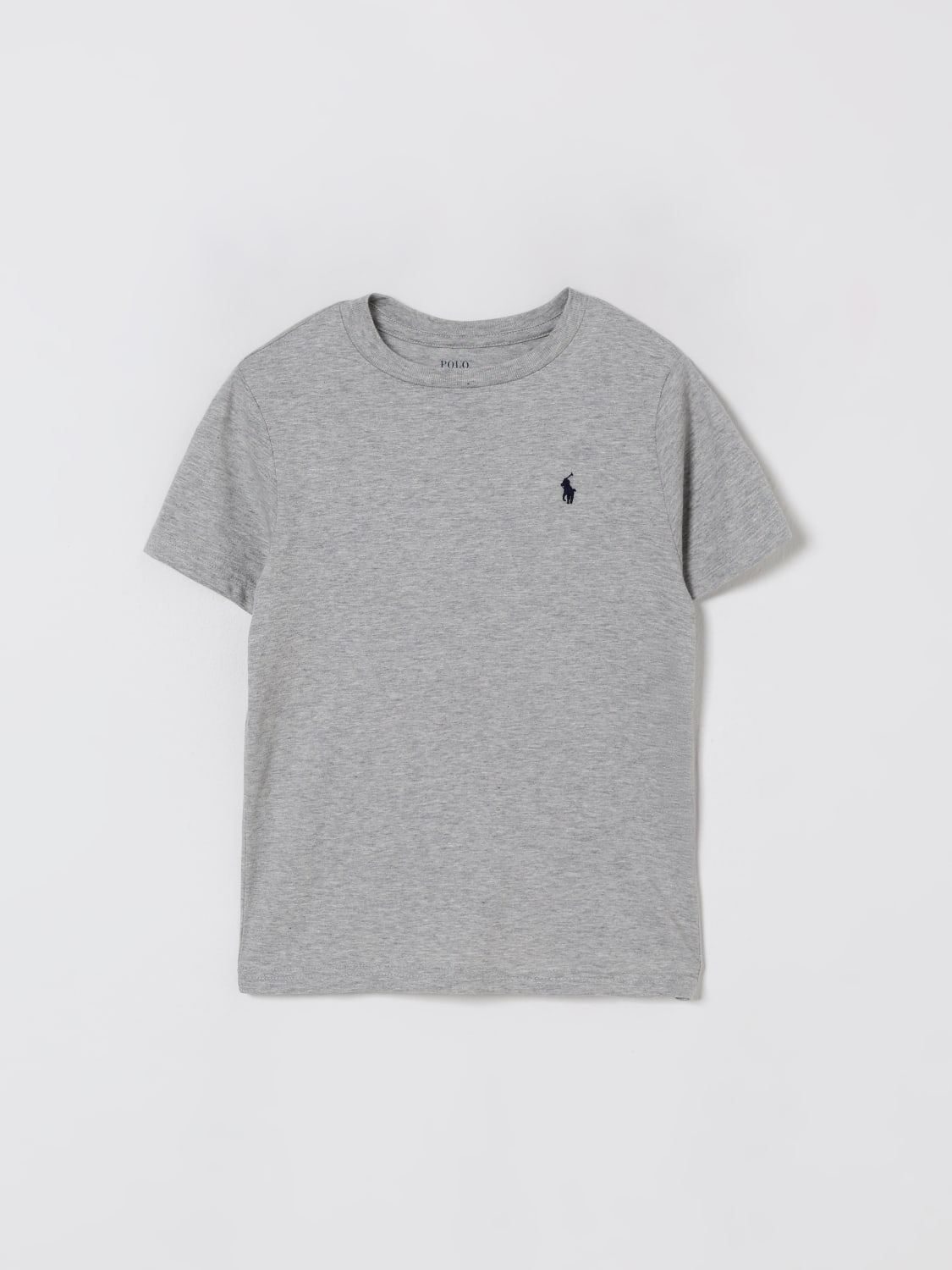 POLO RALPH LAUREN T-SHIRT: T-shirt kids Polo Ralph Lauren, Grey - Img 1