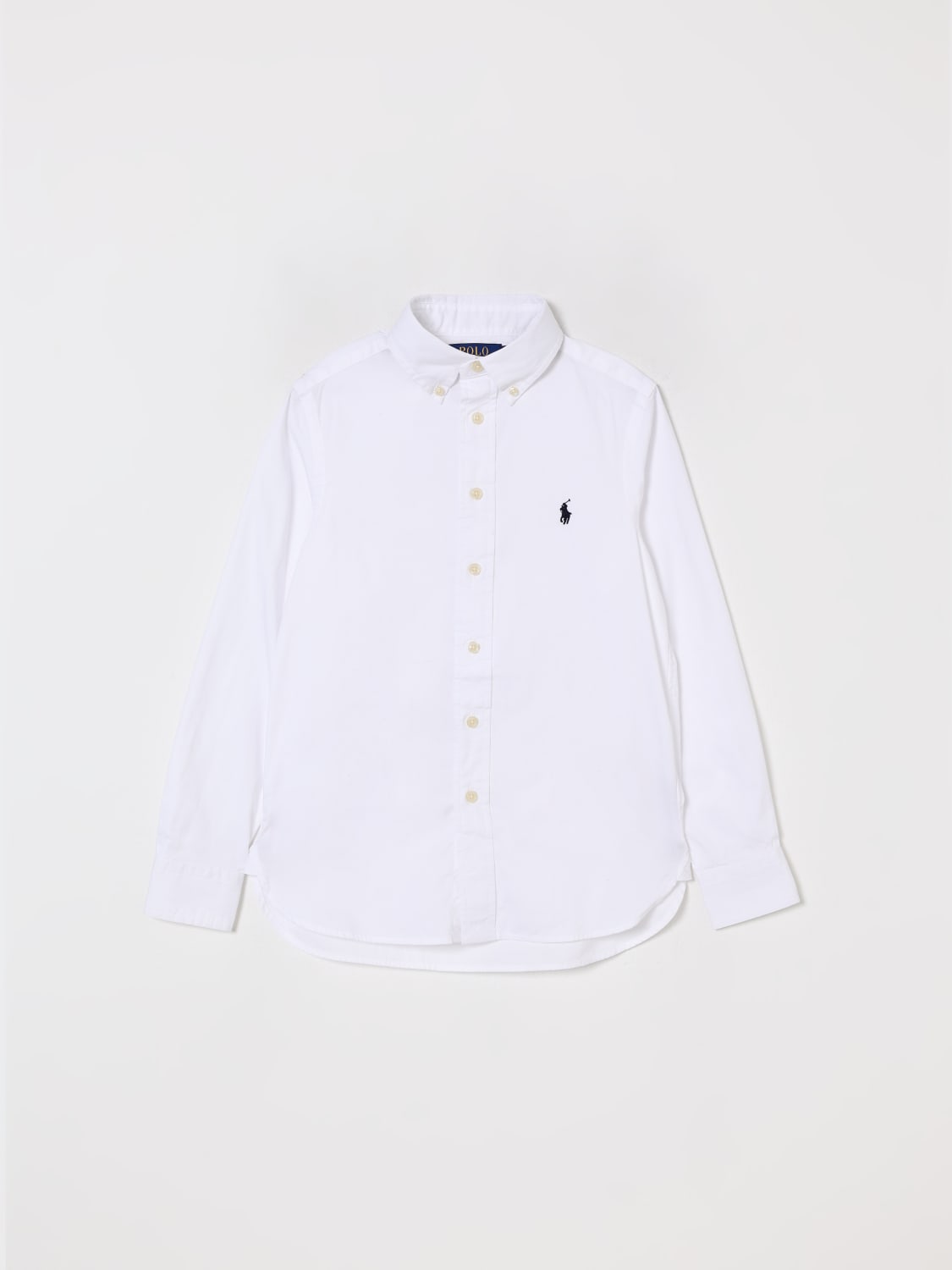 POLO RALPH LAUREN SHIRT: Shirt kids Polo Ralph Lauren, White - Img 1