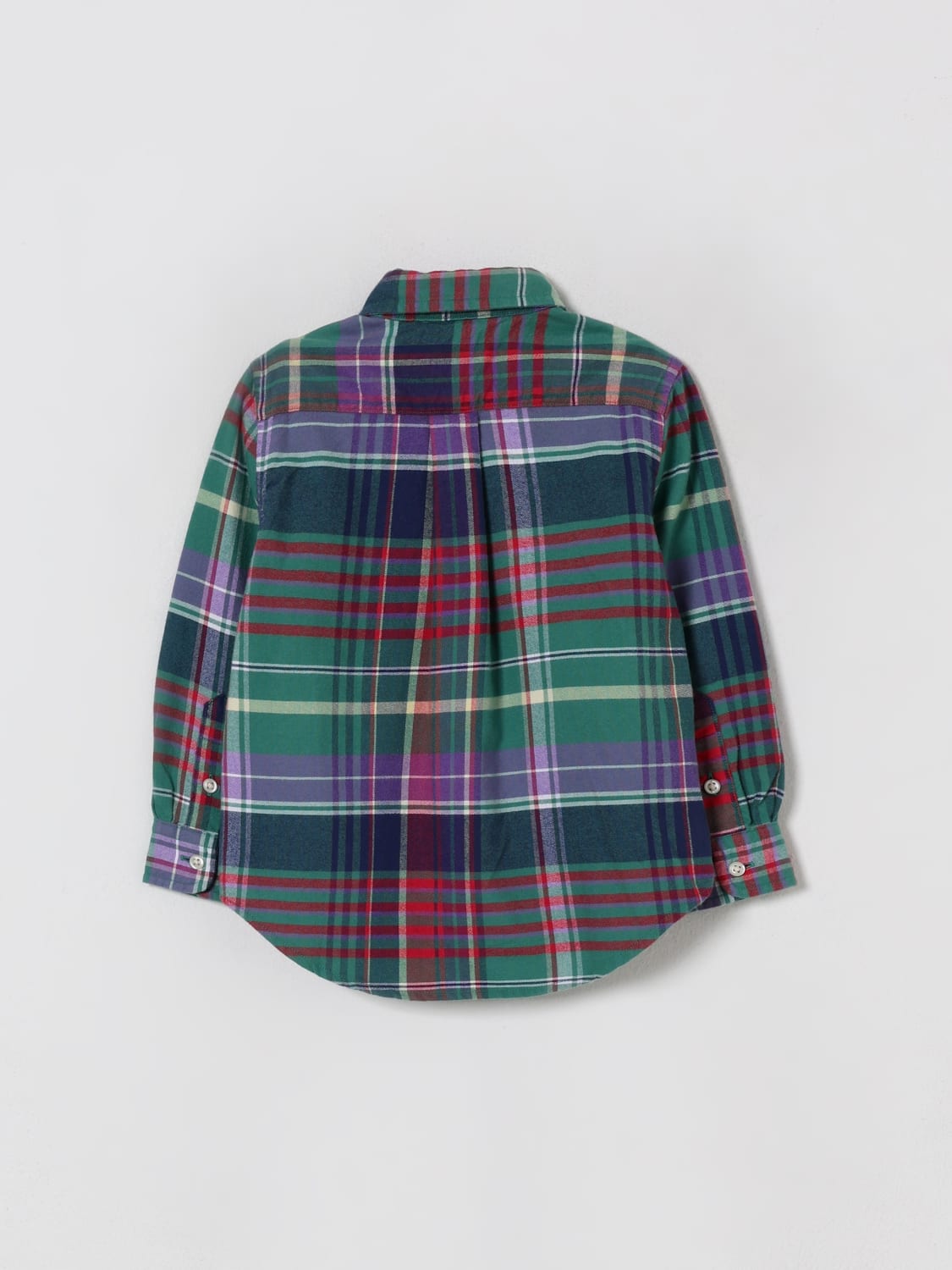 POLO RALPH LAUREN SHIRT: Shirt kids Polo Ralph Lauren, Green - Img 2