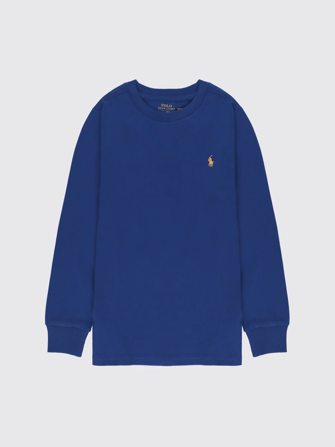 POLO RALPH LAUREN T-SHIRT: T-shirt basic in cotone con logo Pony Polo Ralph Lauren, Blue - Img 1