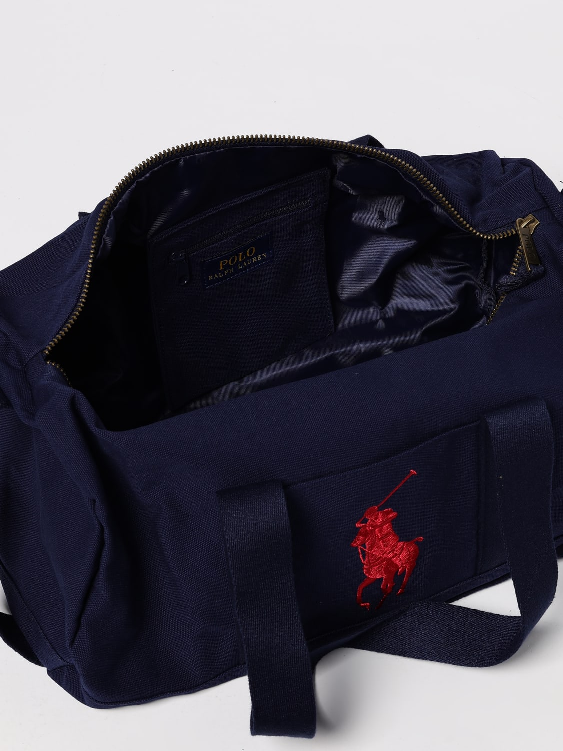 POLO RALPH LAUREN BOLSO: Bolso niños Polo Ralph Lauren, Azul Marino - Img 4