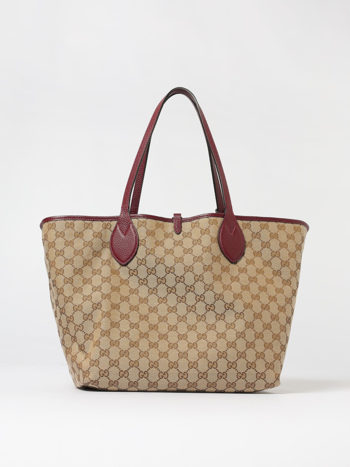 GUCCI TOTE BAG: Shoulder bag woman Gucci, Burgundy - Img 6