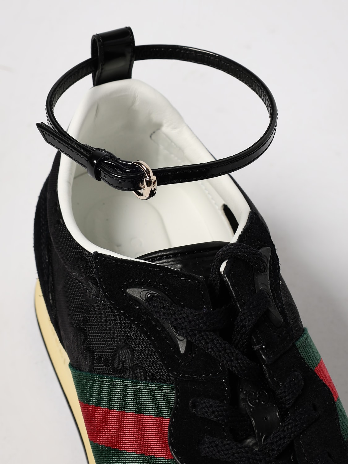 GUCCI SNEAKERS: Sneakers woman Gucci, Black - Img 4
