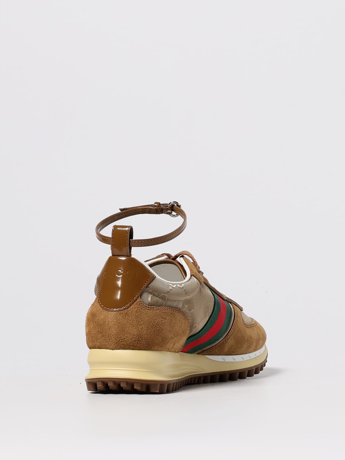 GUCCI SNEAKERS: Sneakers woman Gucci, Beige - Img 3