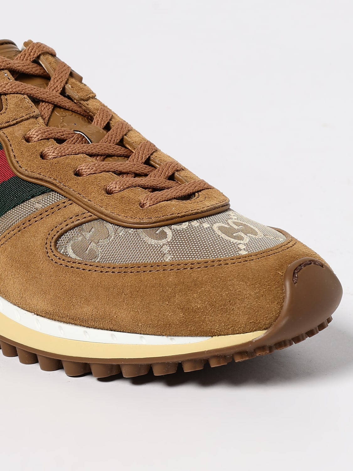 GUCCI SNEAKERS: Sneakers woman Gucci, Beige - Img 4