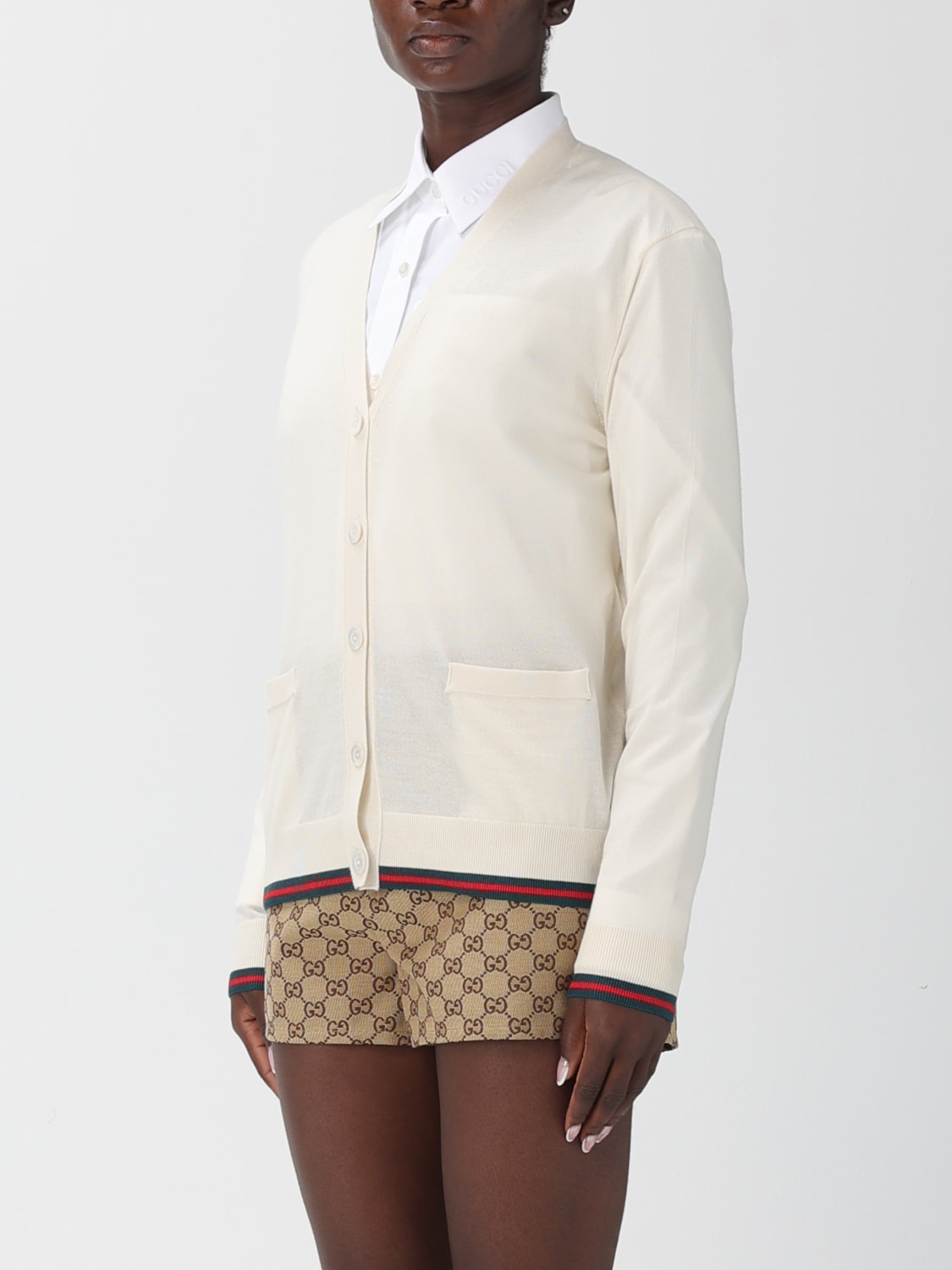 GUCCI SWEATER: Sweater woman Gucci, White - Img 4