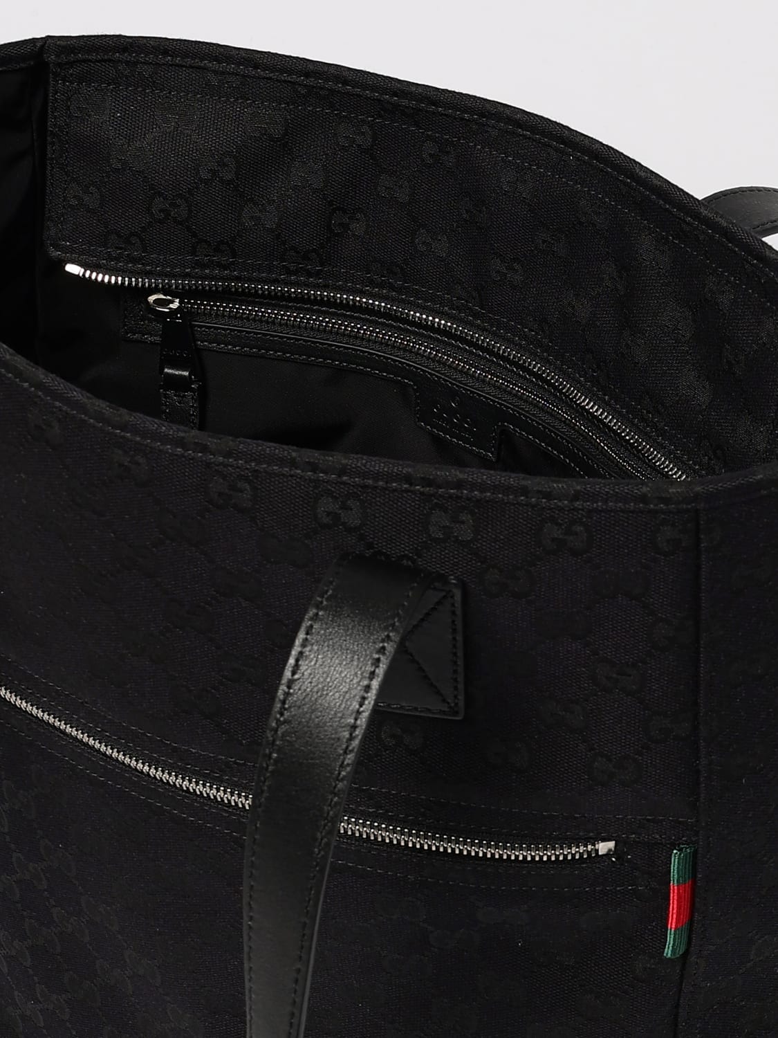 GUCCI UMHÄNGETASCHE: Tasche herren Gucci, Schwarz - Img 5