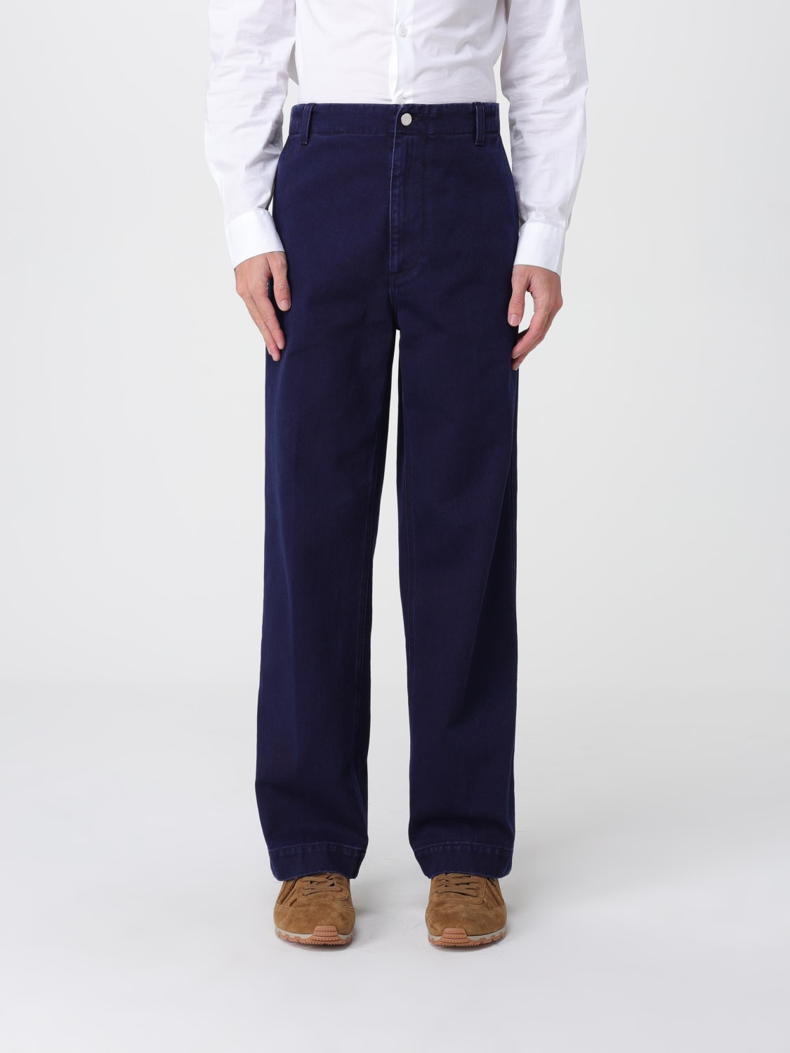 GUCCI PANTS: Pants men Gucci, Blue - Img 1
