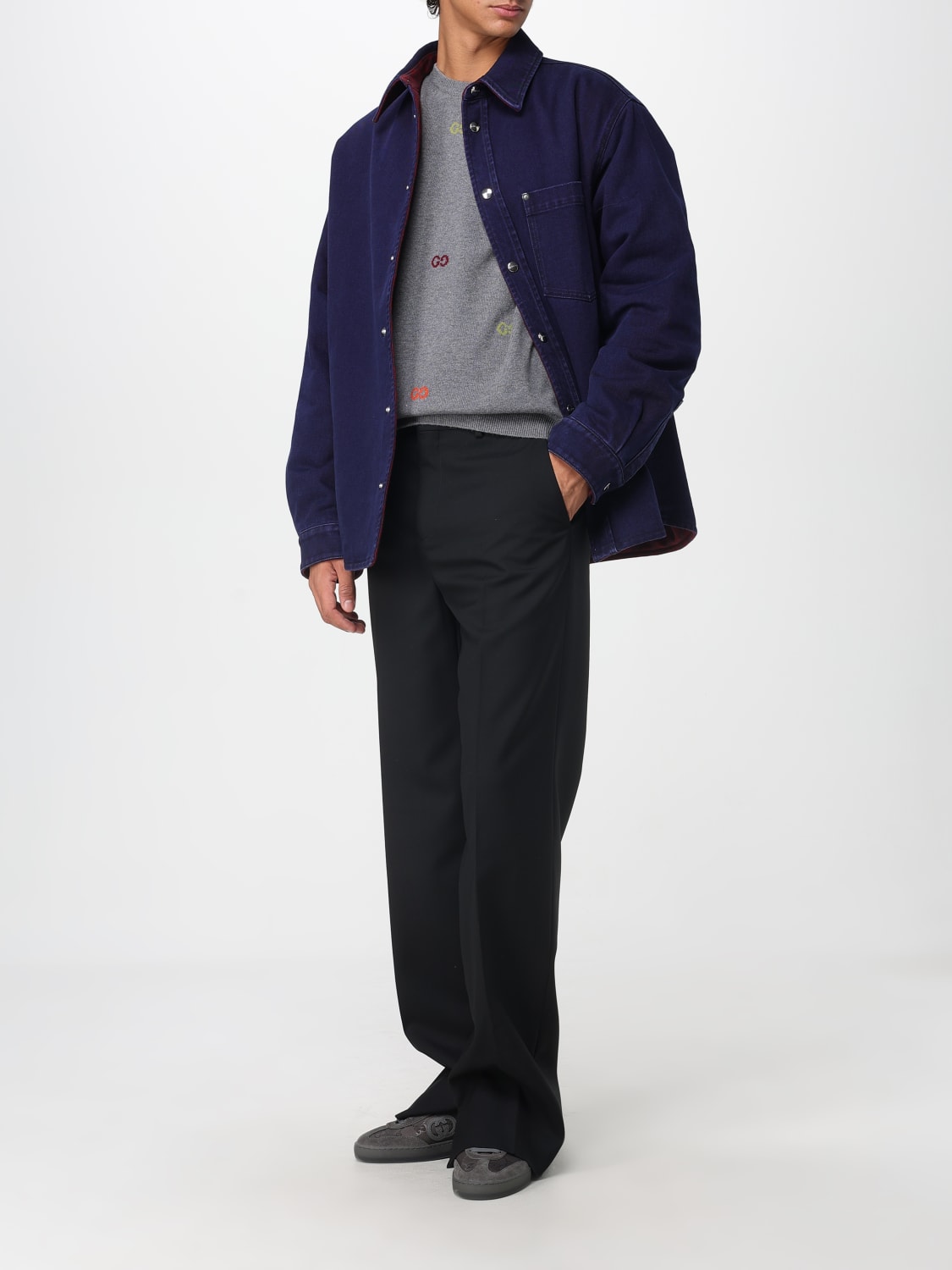 GUCCI JACKE: Blazer herren Gucci, Blau - Img 2