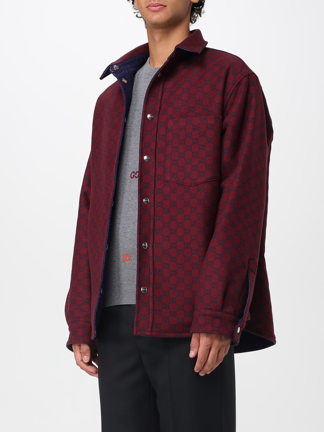 GUCCI JACKE: Blazer herren Gucci, Blau - Img 4