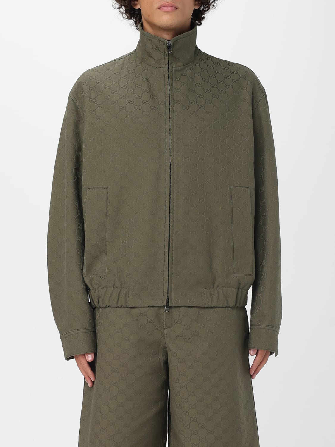 GUCCI JACKET: Blazer men Gucci, Green - Img 1