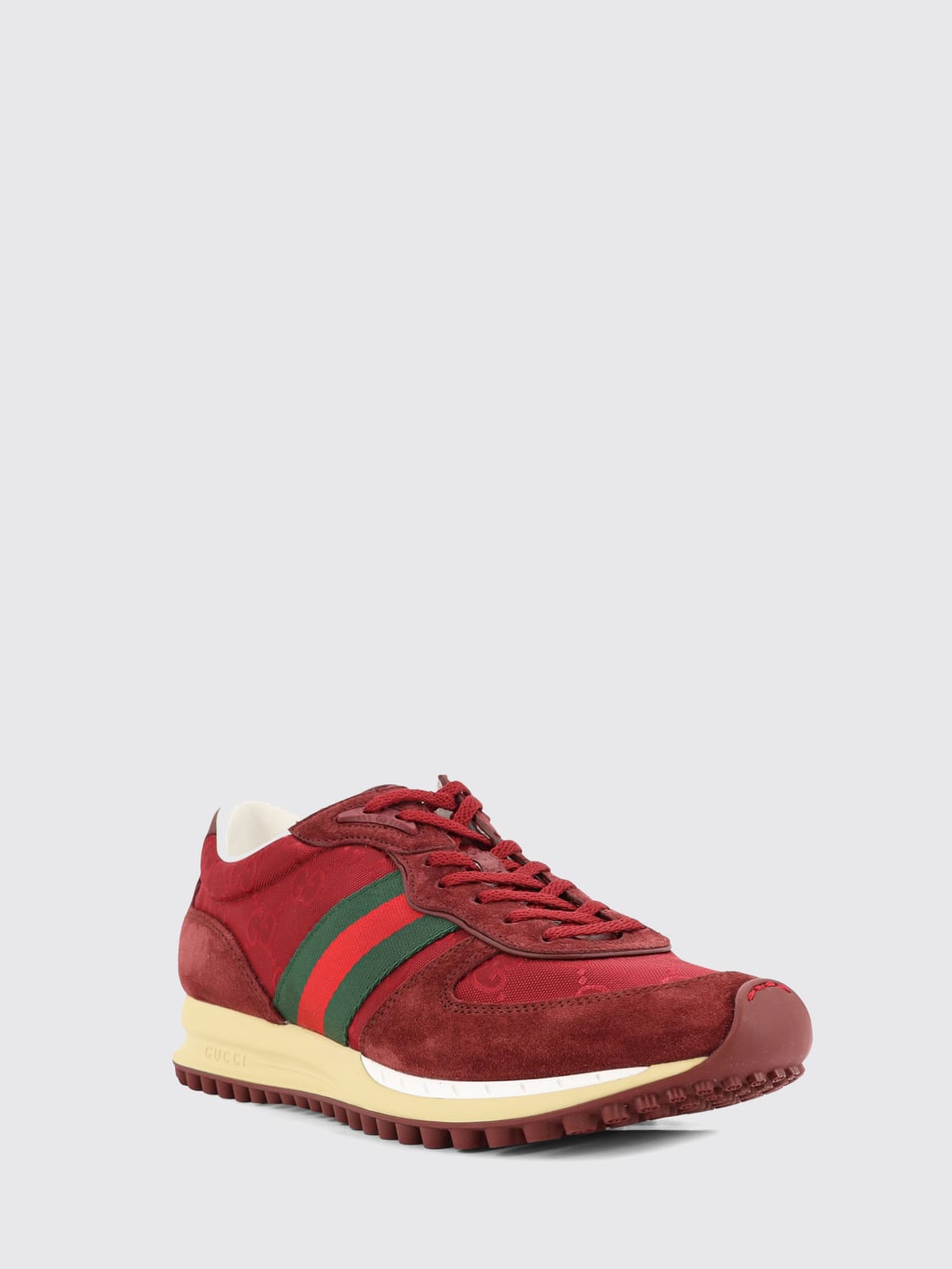 GUCCI BASKETS: Baskets homme Gucci, Blanc - Img 2