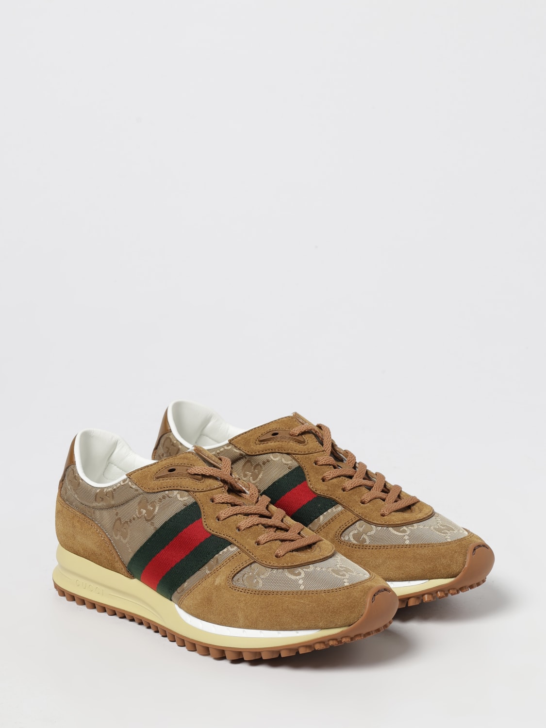 GUCCI SNEAKERS: Sneakers men Gucci, Beige - Img 2