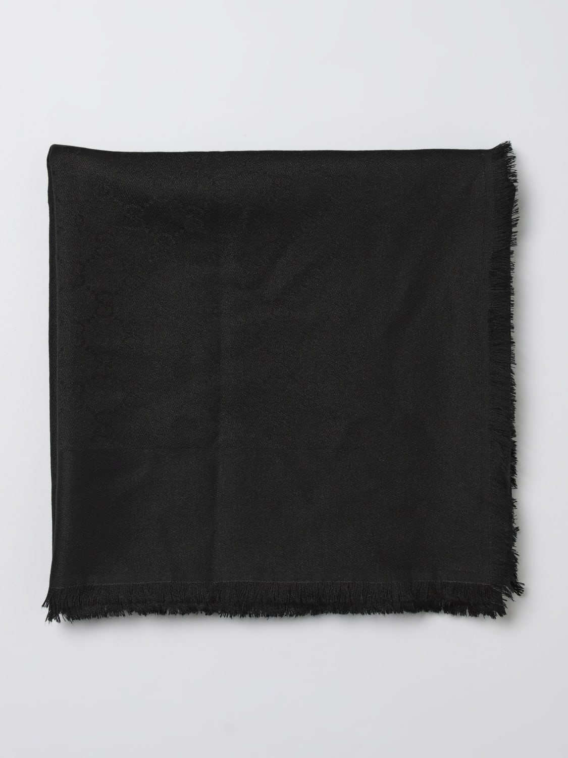GUCCI SCARF: Scarf men Gucci, Black - Img 1