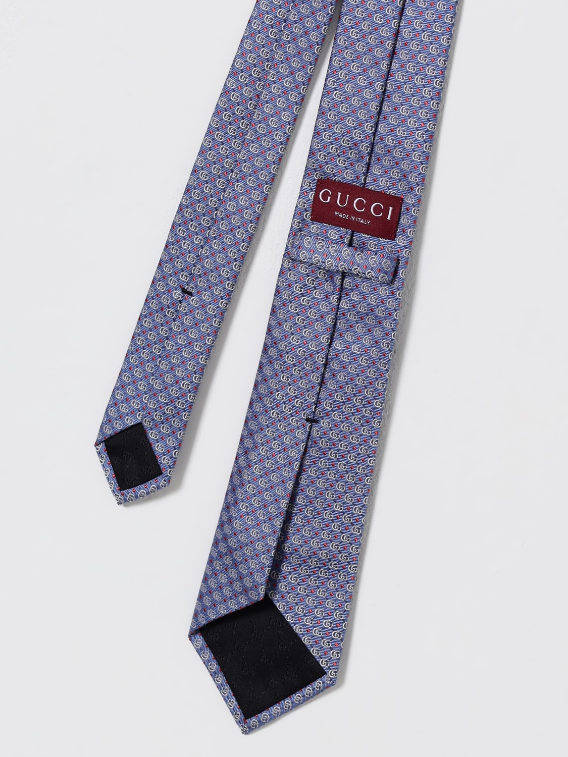 GUCCI TIE: Tie men Gucci, Royal Blue - Img 2