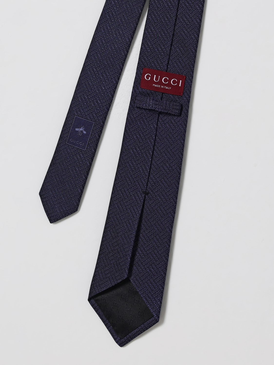 GUCCI TIE: Tie men Gucci, Navy - Img 2