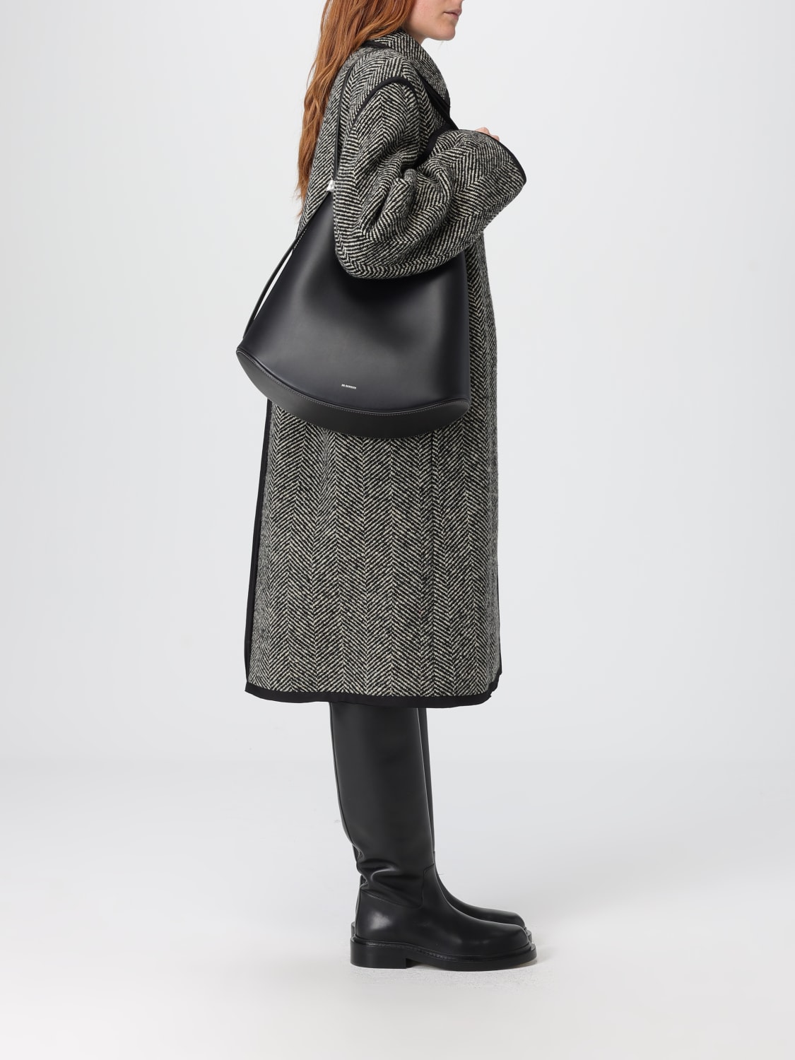 JIL SANDER COAT: Coat woman Jil Sander, Military - Img 2