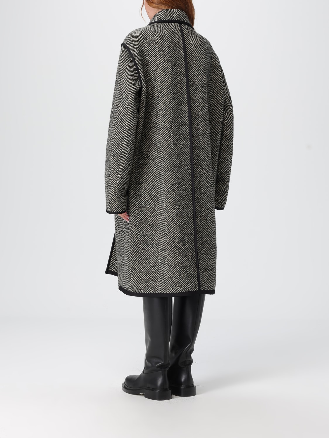 JIL SANDER COAT: Coat woman Jil Sander, Military - Img 3