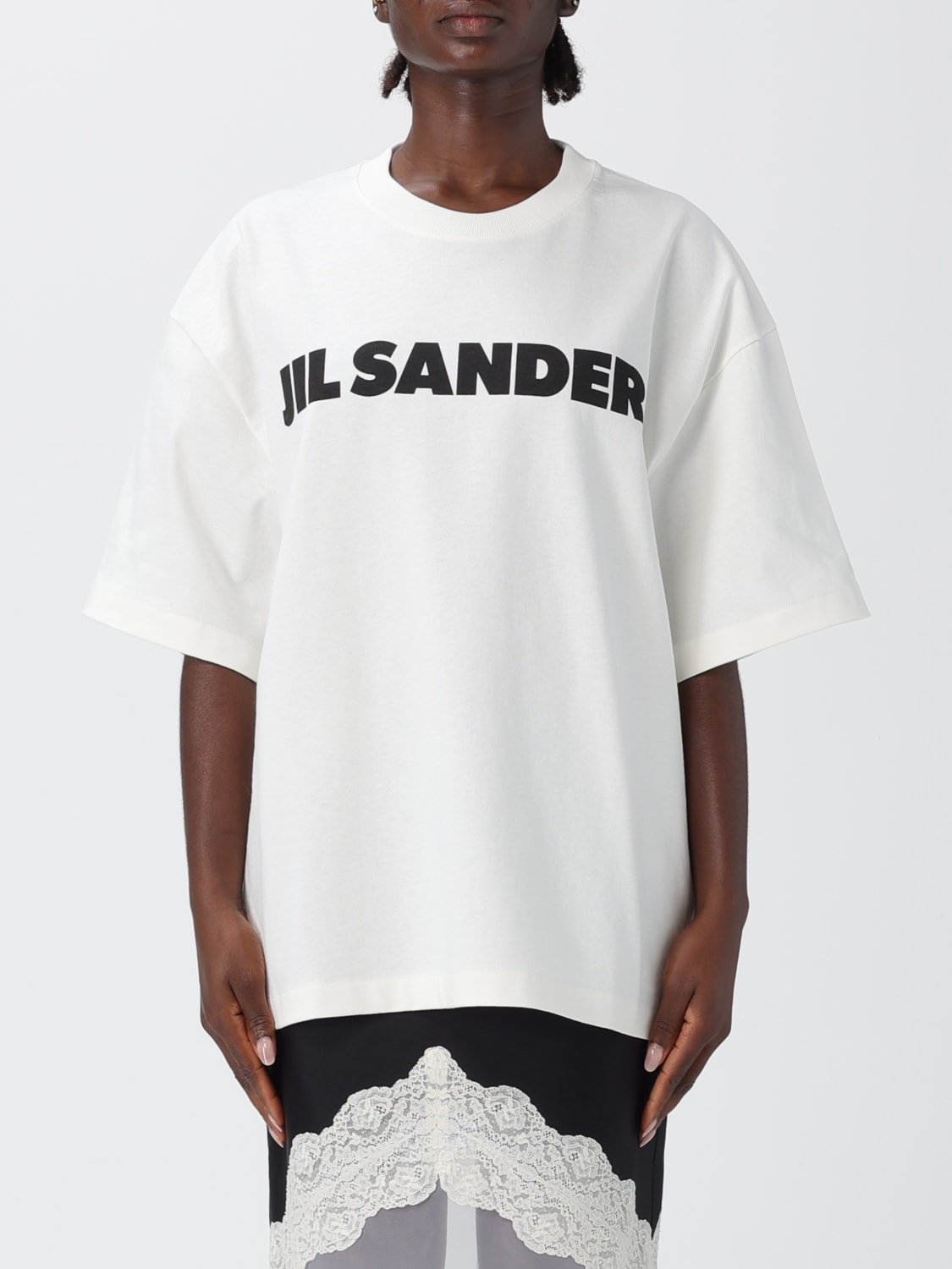 JIL SANDER T-SHIRT: T-shirt woman Jil Sander, Natural - Img 1
