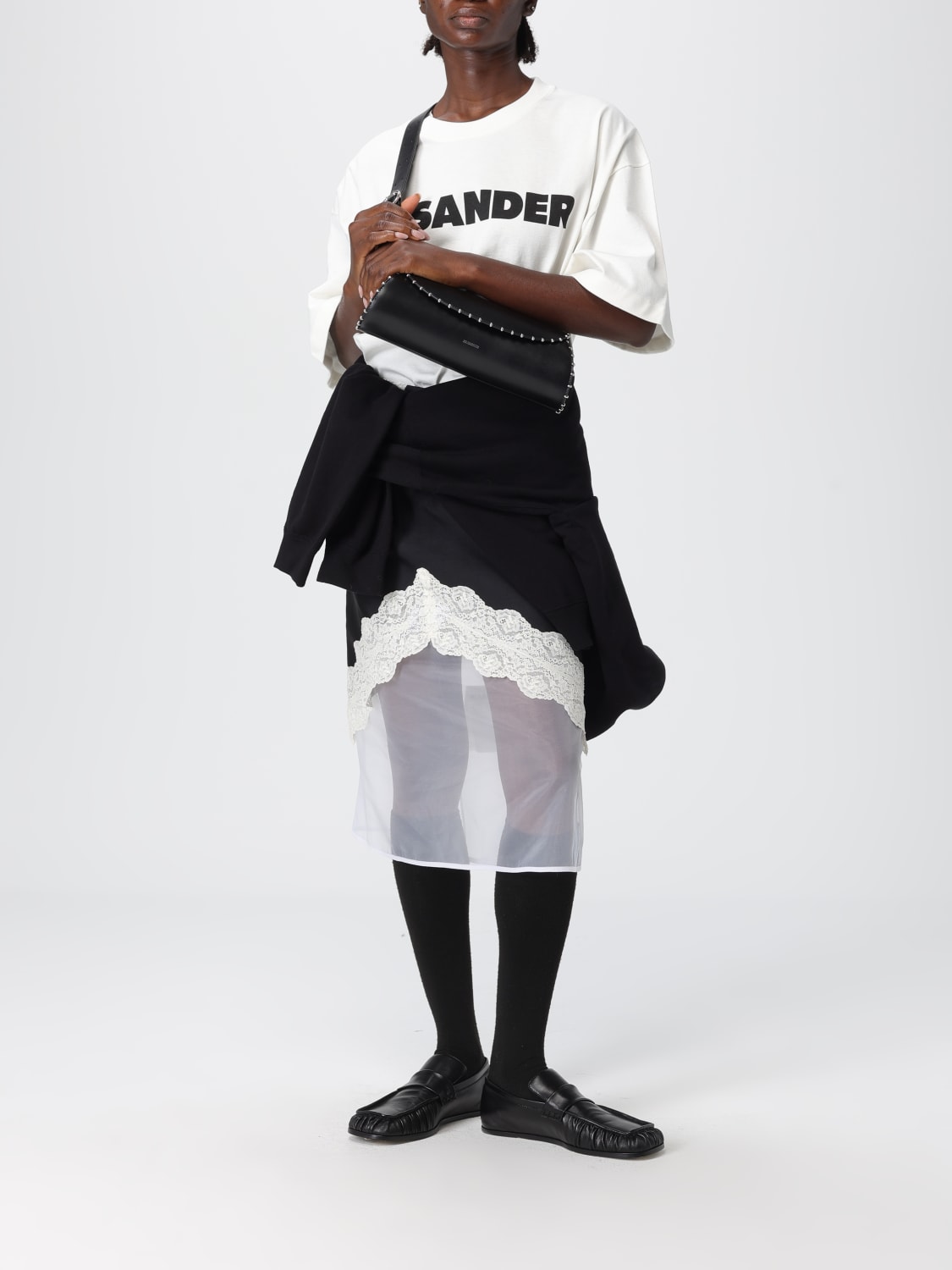 JIL SANDER T-SHIRT: T-shirt woman Jil Sander, Natural - Img 2