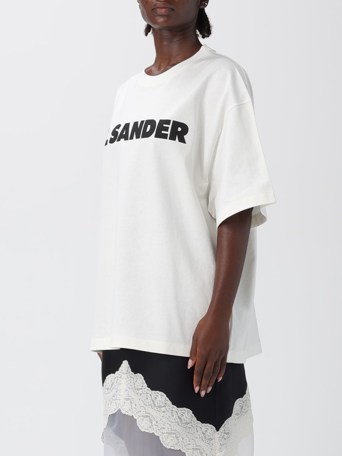 JIL SANDER T-SHIRT: T-shirt woman Jil Sander, Natural - Img 4