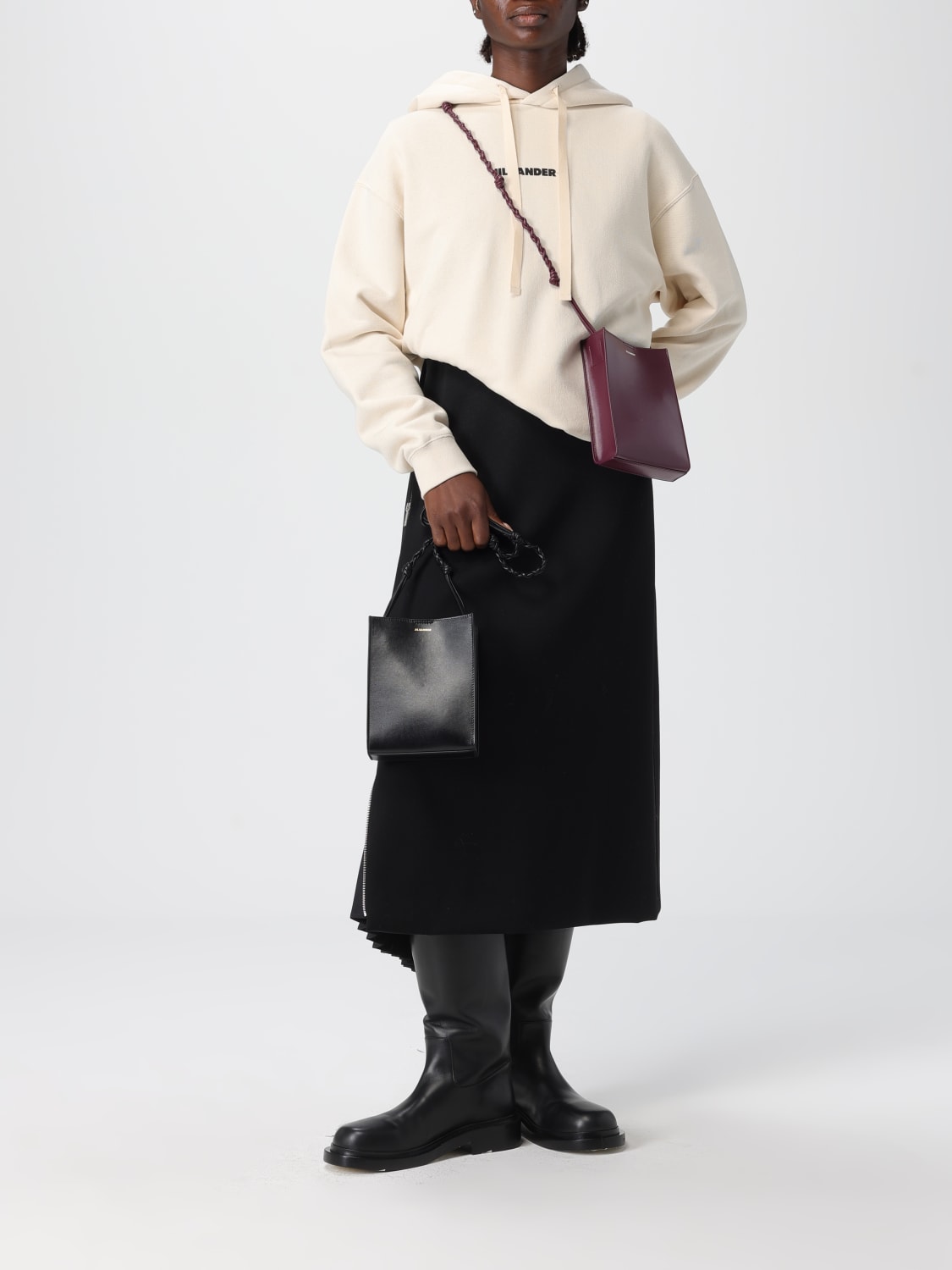 JIL SANDER SWEATSHIRT: Sweatshirt woman Jil Sander, Sand - Img 2