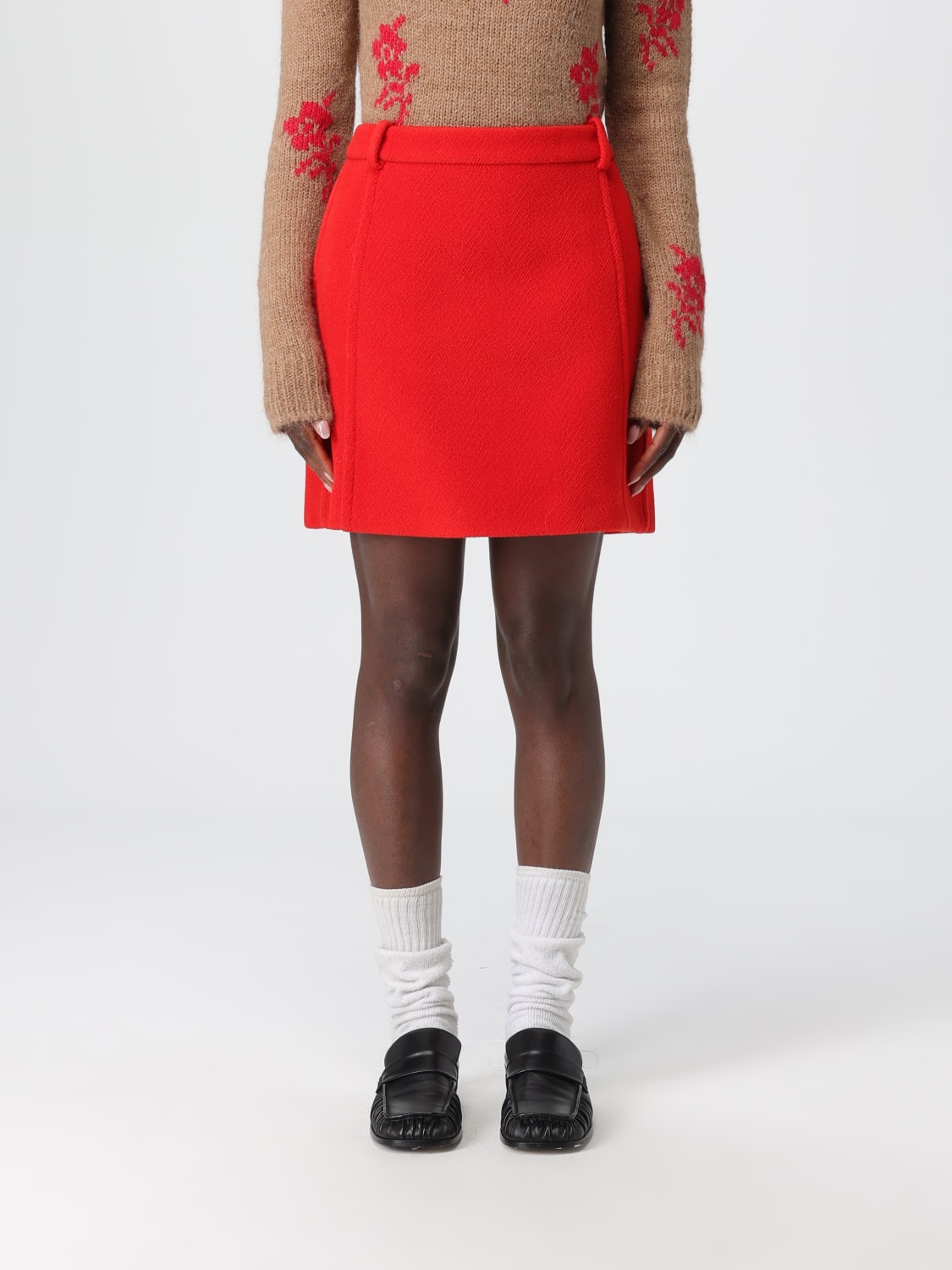 JIL SANDER SKIRT: Skirt woman Jil Sander, Red - Img 1