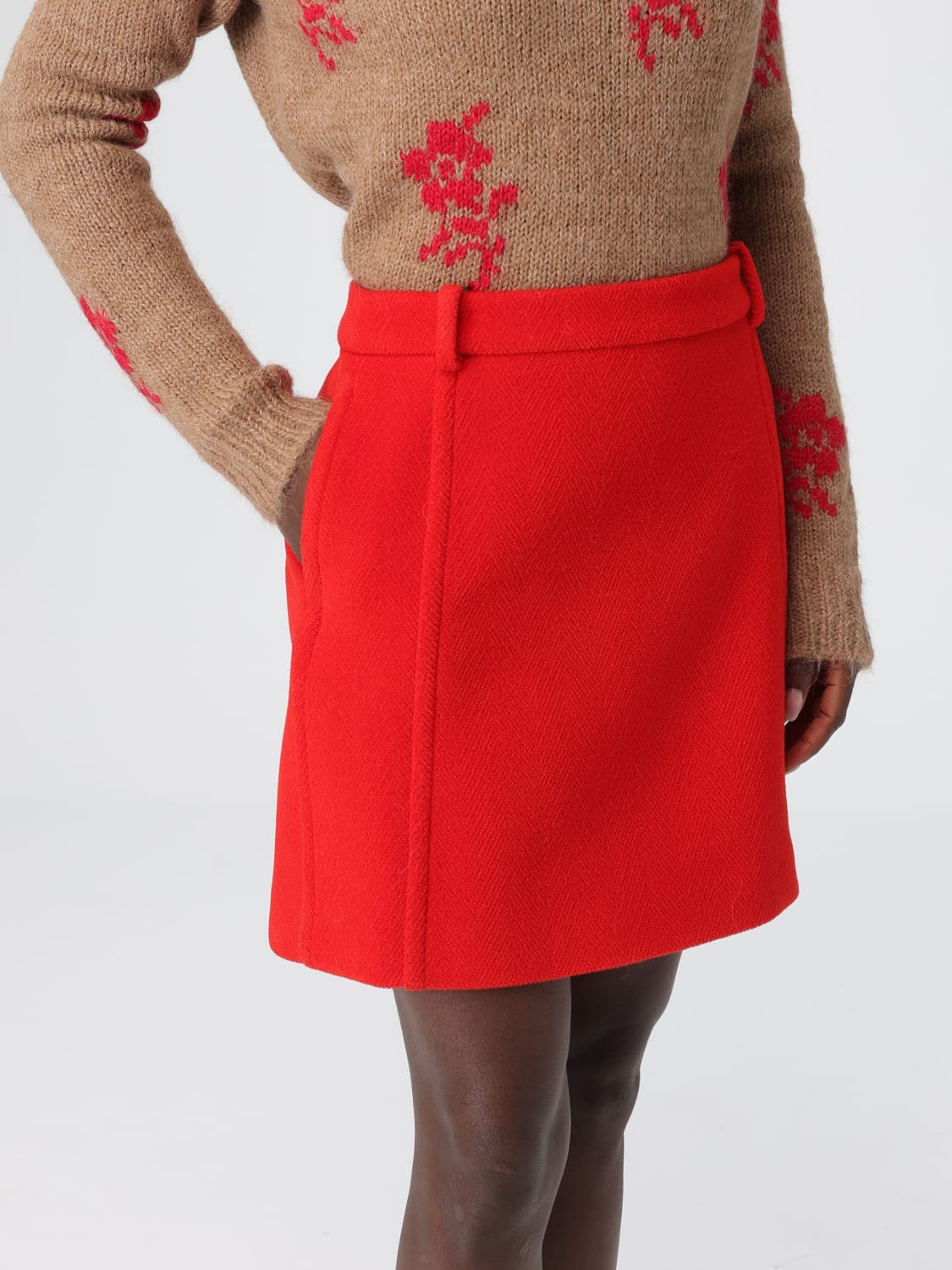 JIL SANDER SKIRT: Skirt woman Jil Sander, Red - Img 5